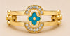 Azure Clover Diamond Ring