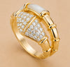 Ivory Luxe Bamboo Ring