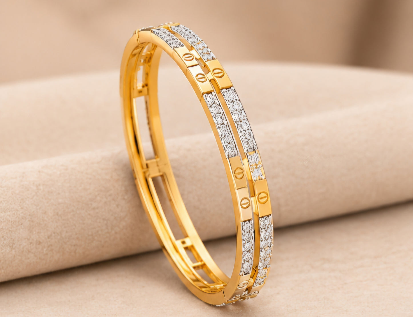 Imperial Link Diamond Bangle