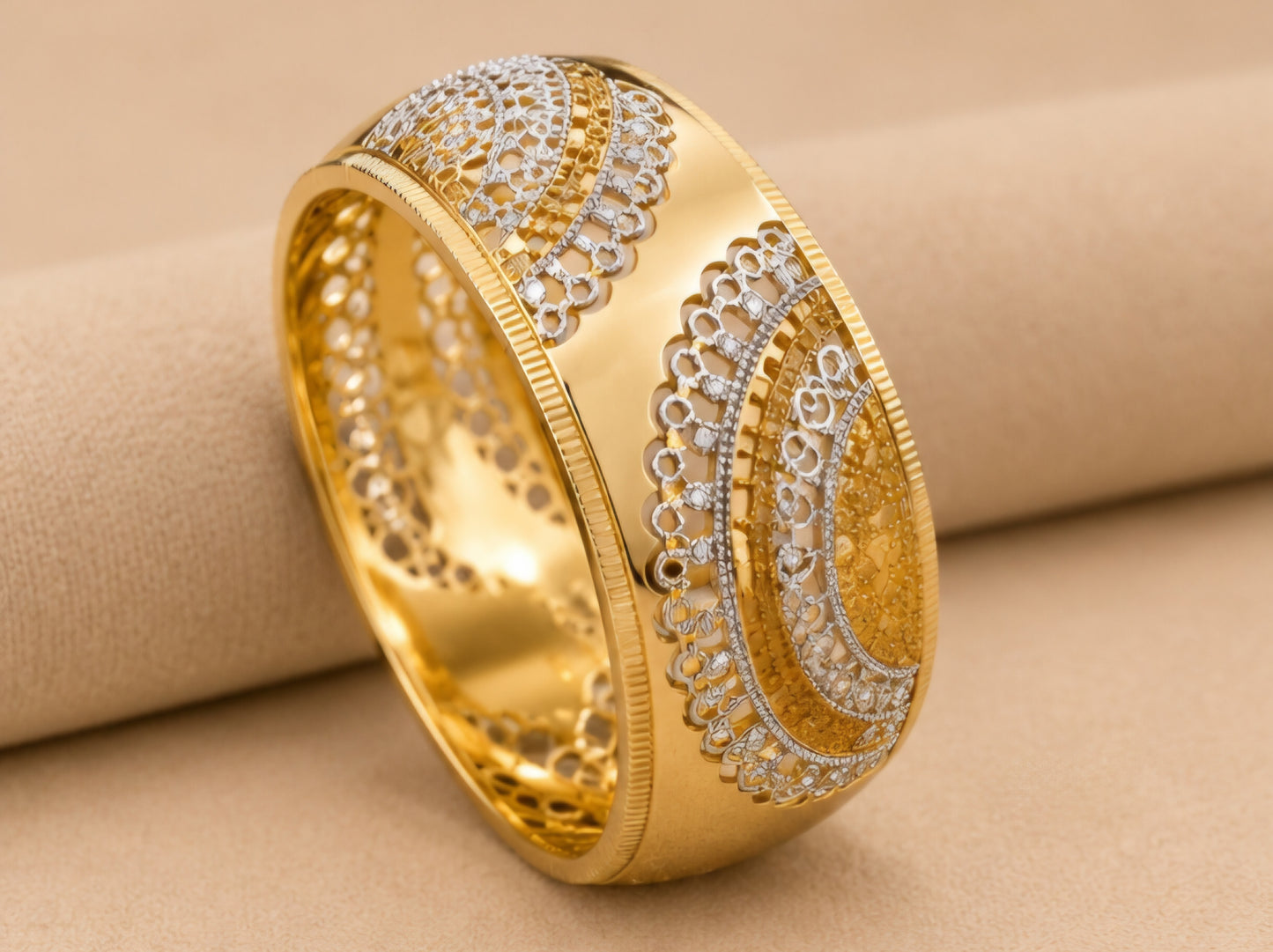 Royal Filigree Gold Kada