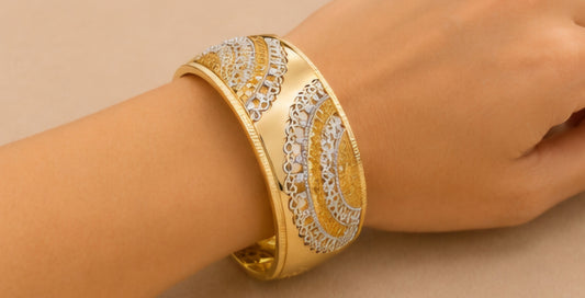 Royal Filigree Gold Kada