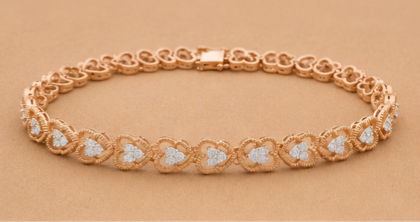 Amora Heart Diamond Bracelet