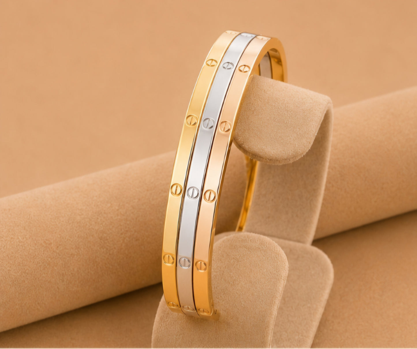 Dual Tone Signature Bangle