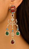 Heritage Menagerie Gemstone Earrings