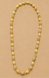 Dual-Tone Beaded Gold Necklace