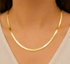 Classic Herringbone Gold Chain