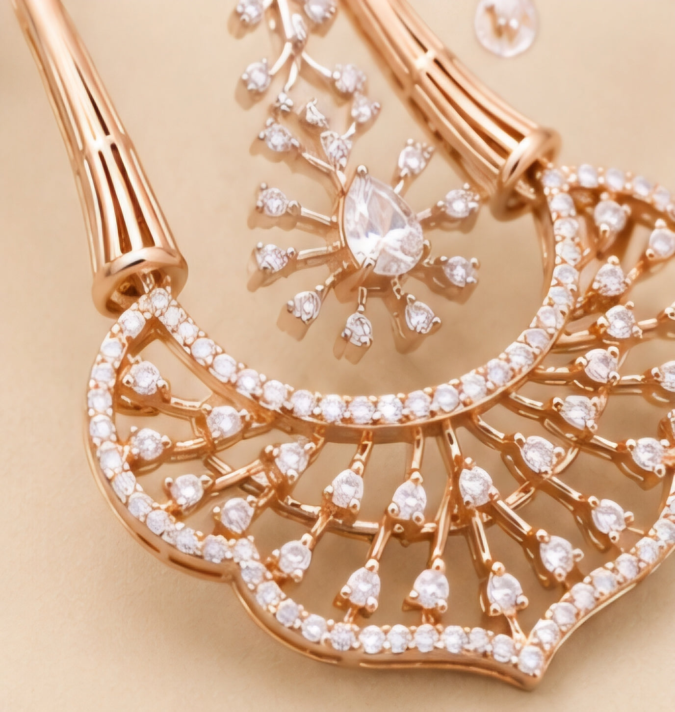 Radiant Diamond Drop Earrings