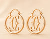 Celeste Gold Hoop Earrings