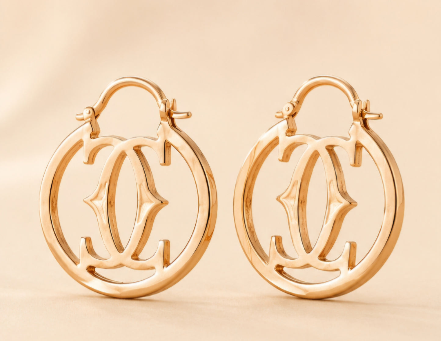 Celeste Gold Hoop Earrings