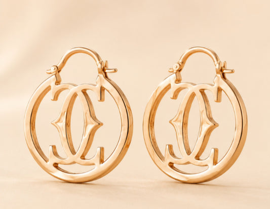 Celeste Gold Hoop Earrings