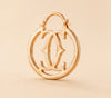 Celeste Gold Hoop Earrings