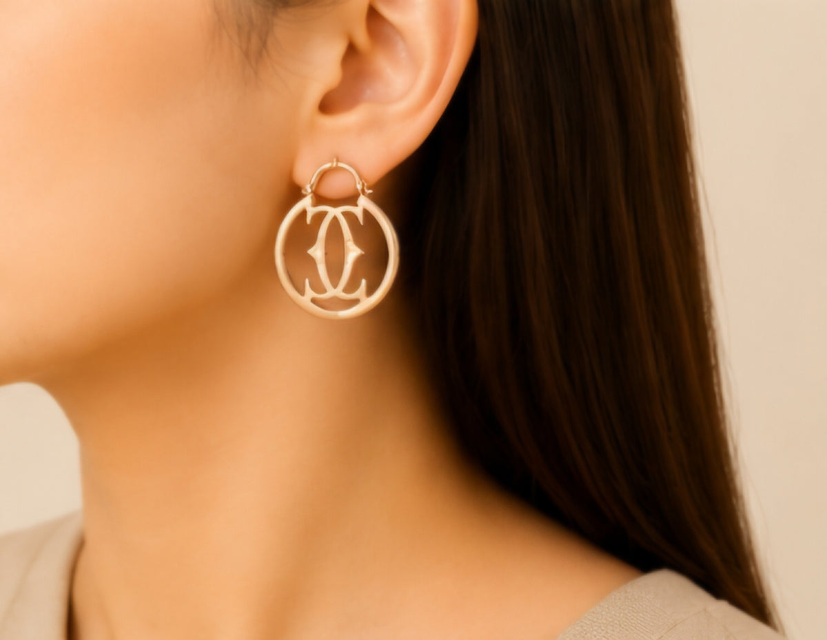 Celeste Gold Hoop Earrings