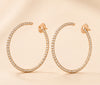 Celeste Diamond Hoop Earrings