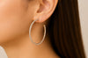 Celeste Diamond Hoop Earrings