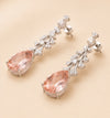 Blush Blossom Morganite Drop Earrings