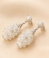 Celestial Diamond Cluster Drop Earrings