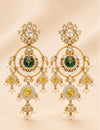 Heritage Pearl & Citrine Chandbali Earrings