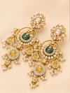 Heritage Pearl & Citrine Chandbali Earrings