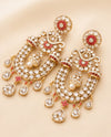 Royal Polki Horseshoe Chandbali Earrings