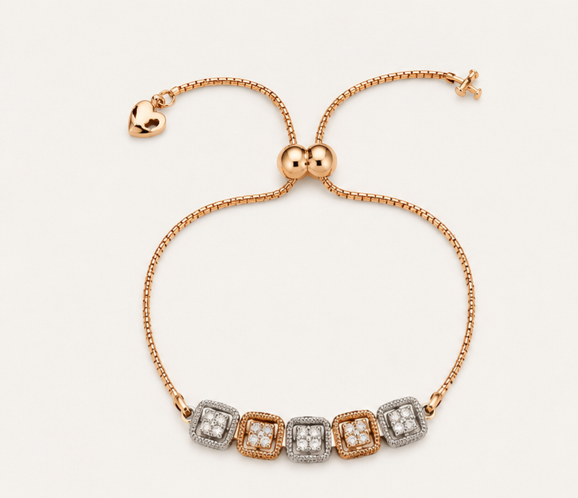 Harmony Halo Diamond Bracelet