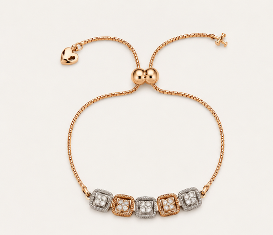 Harmony Halo Diamond Bracelet