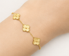 Flora Radiance Gold Bracelet